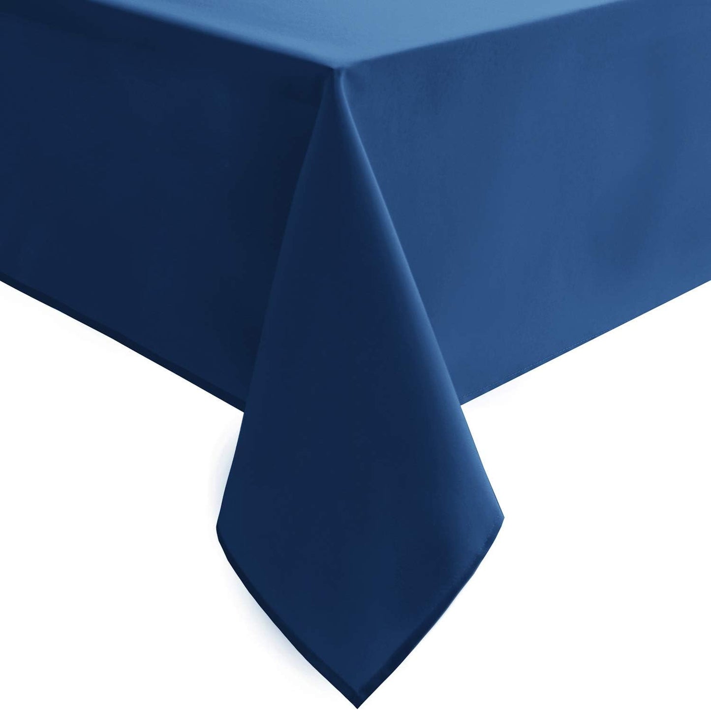 Hiasan Royal Blue Tablecloth Square - Waterproof and Washable Fabric Table Cloth for Card Tables, 54 x 54 Inch