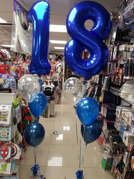 Night Blue Number 1 Balloon 40 Inch - Image 4