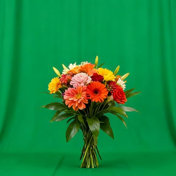 Green Screen Backdrop 10x7ft Photo Backdrop Chromakey Muslin Portrait Green - Image 2