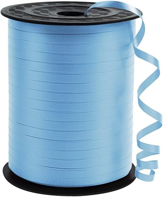 Premium Light Blue Curling Ribbon, 1/5" Wide x 500 Yards Christmas Curling by KMERLIFE