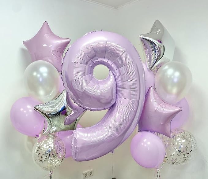 Dusty Purple 60th Birthday Balloons - Image 5