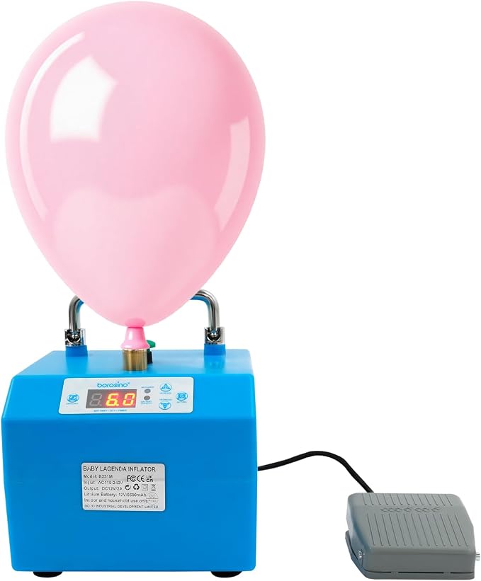 Electric Balloon Pump with Timer & Pedal Control & LCD Display by Unknown