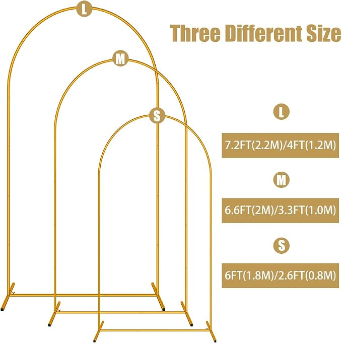 2 Pack Arch Backdrop Stand - Image 3