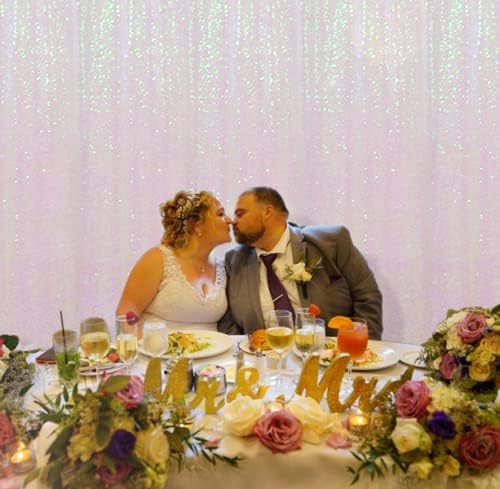 Poise3EHome 5FT x 7FT Iridescent Sequin Photography Backdrop Curtain - Image 4