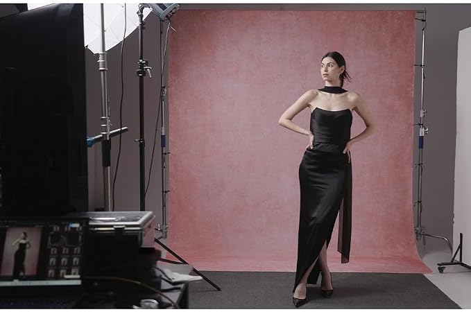 UrcTepics 5×7 ft Pink Fabric Photo Backdrops, Classic Abstract Texture Backdrop - Image 6