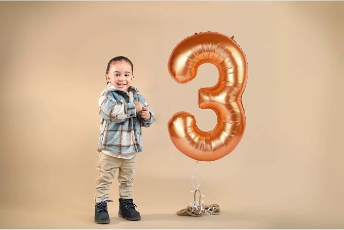 Orange 5 Balloon - Image 4