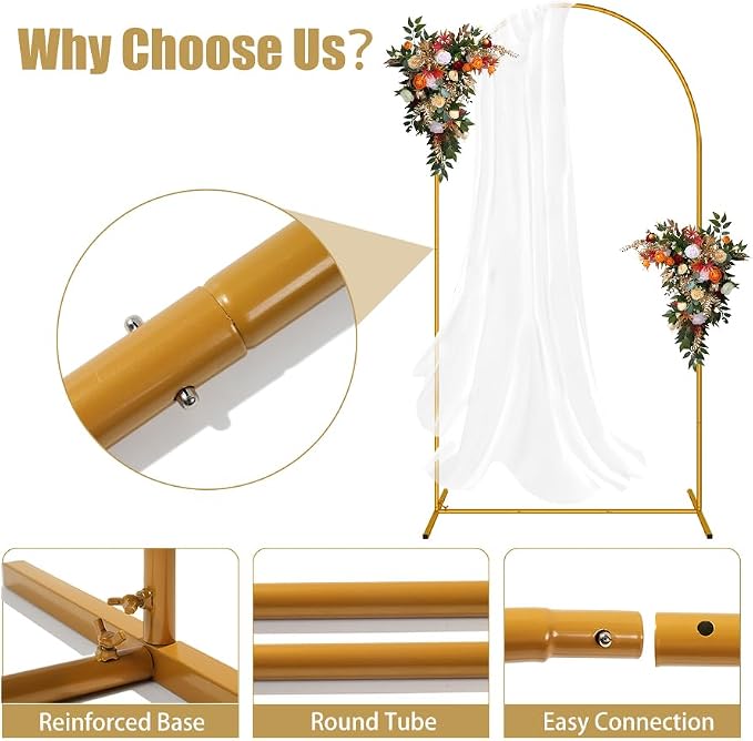 2 Pack Arch Backdrop Stand - Image 4