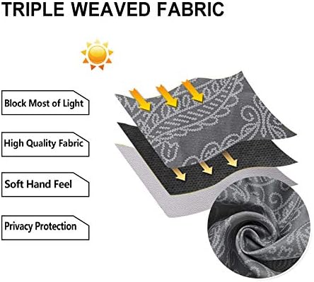 DWCN Ombre Blackout Curtains for Bedroom - Image 6