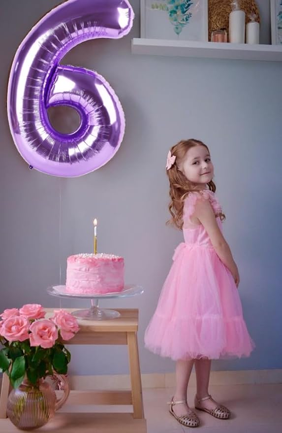 Number 6 Balloons 40 Inch for 6 16 Birthday Party Decorations, - Image 2
