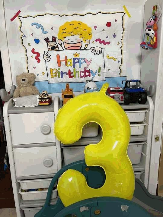 6 Balloon - Macaron Yellow Birthday Number Balloons, 40 Inch Decorations | - Image 2
