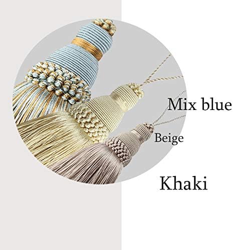 4Pcs Colorful Tassel Key Tassels DIY Accessories | 9.5 Inch Tassels - Image 5