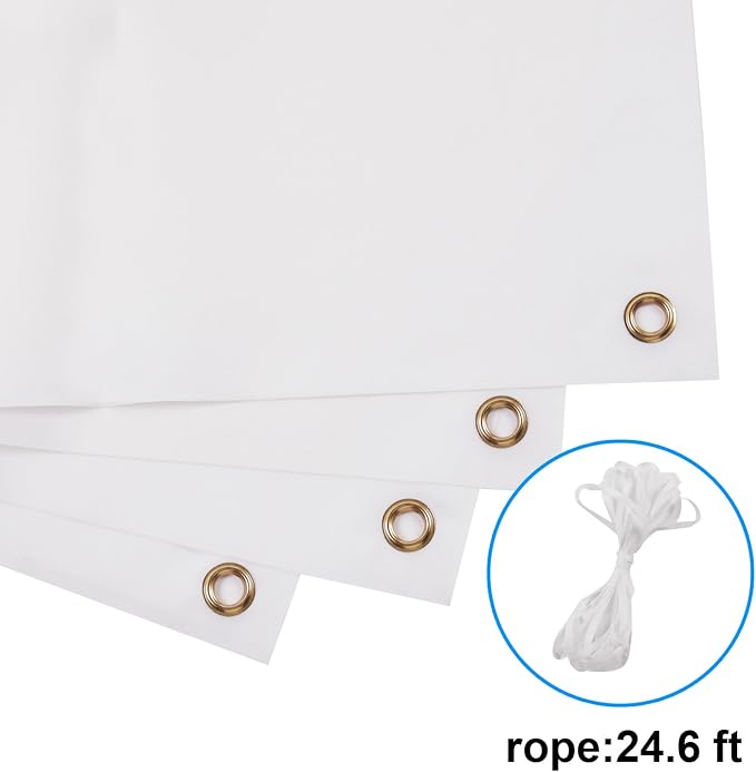 2 Pcs Sublimation Banner Blank Banners to Decorate Vinyl，2x4 Ft Polyester - Image 3