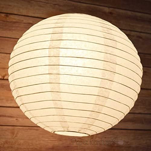 12Pcs 6, 12 Inch Mixed Sizes White Paper Lanterns Decorative Chinese, Japanese - Image 5
