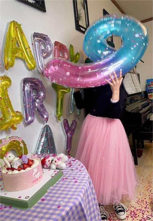 Starry Sky Number 0 Balloon 40 Inch, 0th Birthday Decorations Men Women | Foil - Image 2