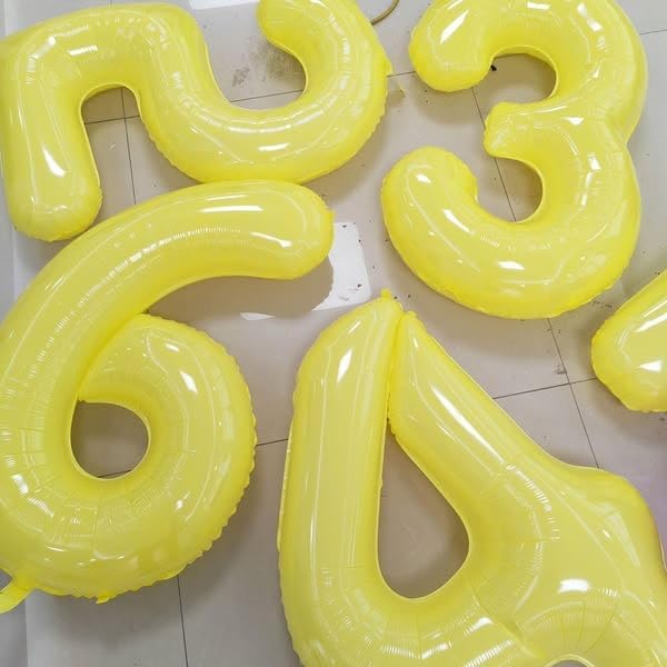 Yellow Number 2 Balloon 40 Inch - Image 8