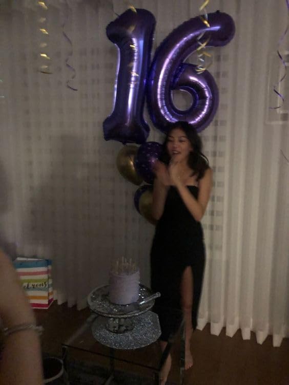 Purple 15 Balloon - Image 2
