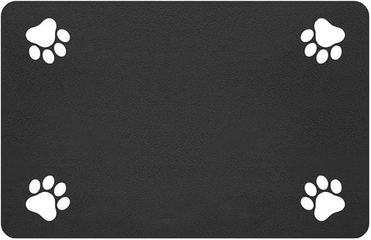 Pet Feeding Mat-Absorbent Pet Placemat by Incenseburner