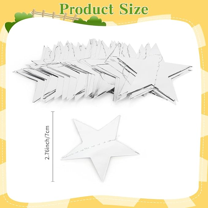 Silver Star Garland Banner - Image 2