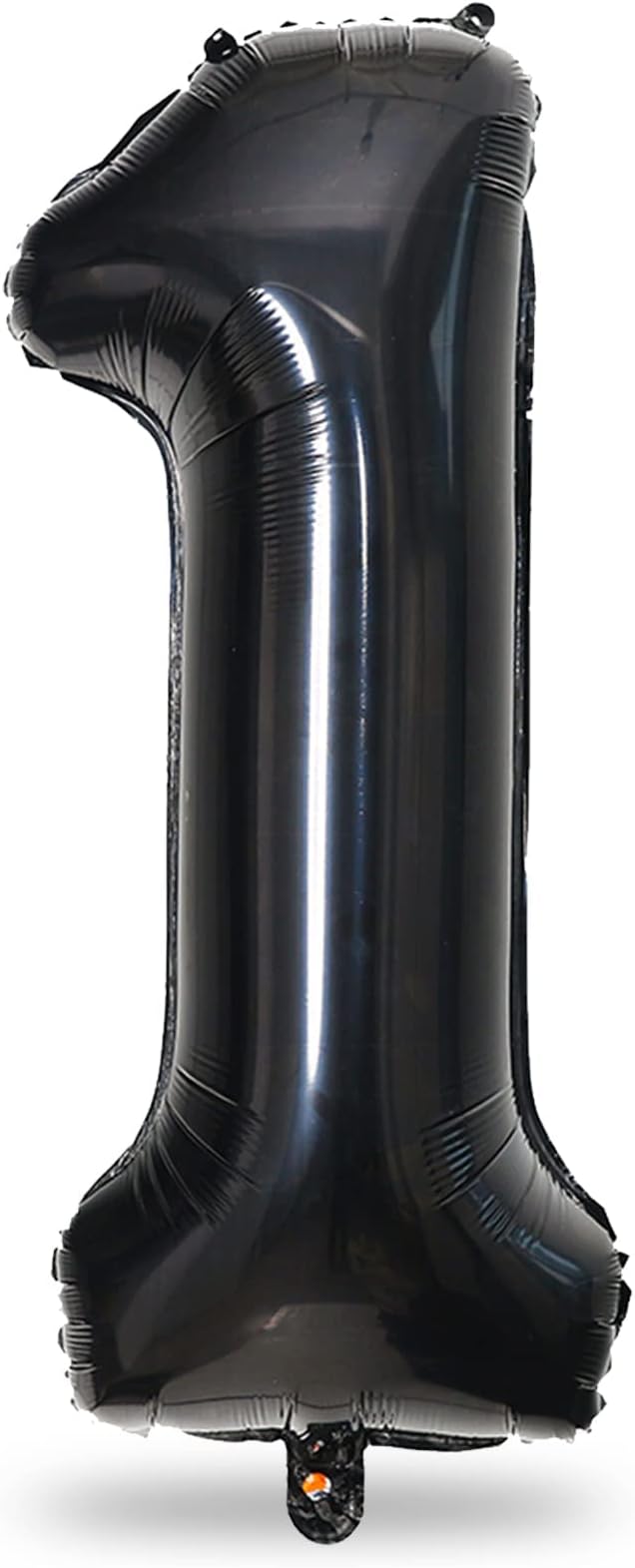 40 Inch Black Foil Balloon Number 1, Giant Self Inflating Number Balloons 0-9 by Lingqiang