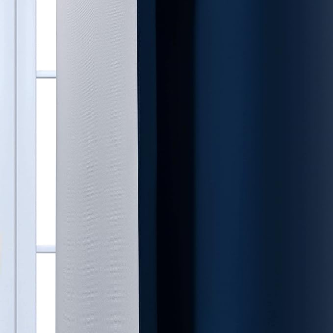 Yakamok Ombre Curtains Blue and Greyish White - Image 7