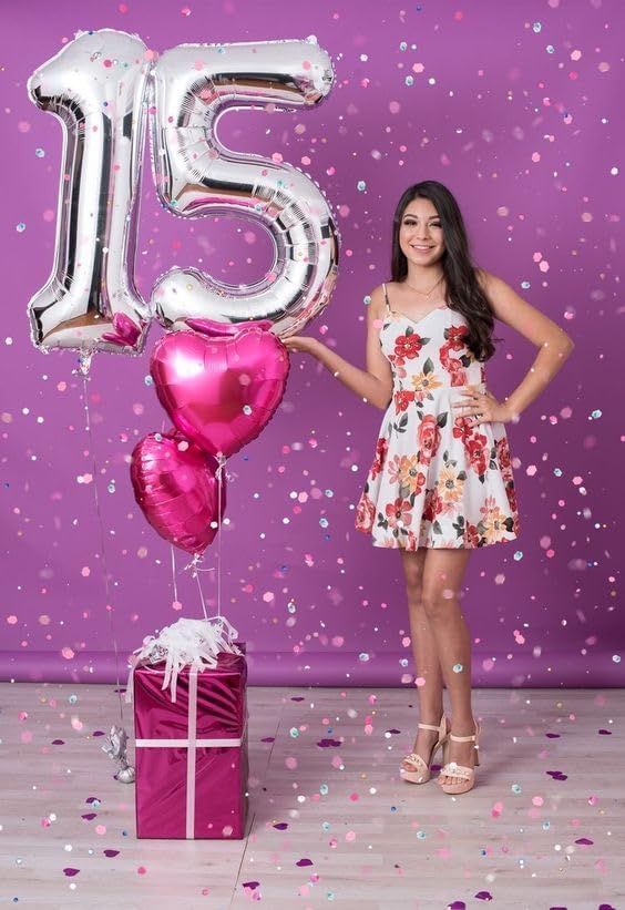 Sliver 15 Balloon - Image 2