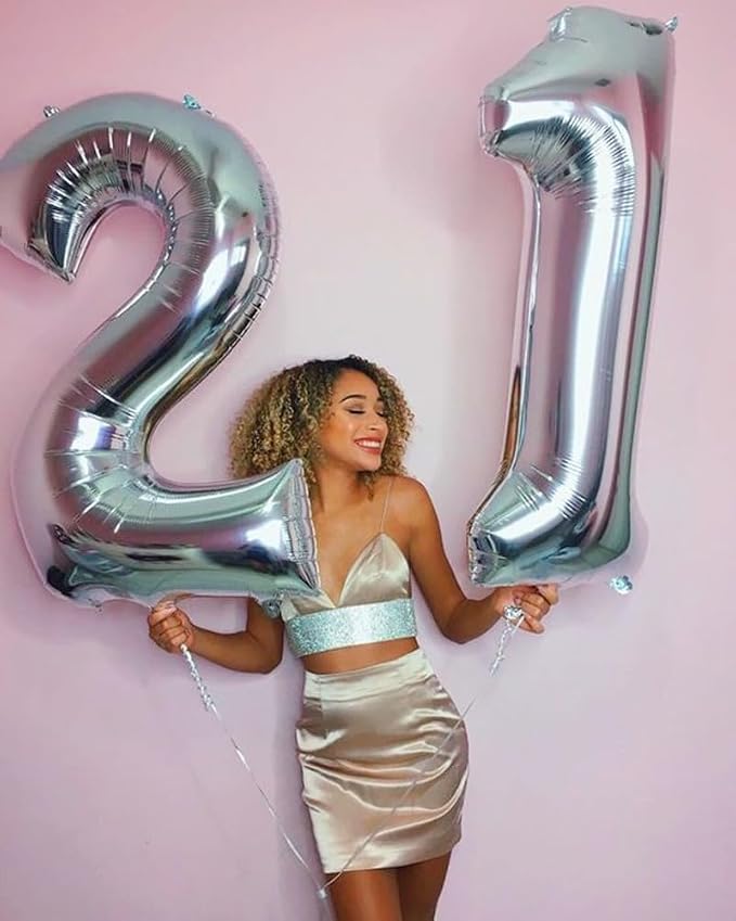50 Balloons Number for 50th Birthday Decorations Women Men, Inflation Straw & - Image 3