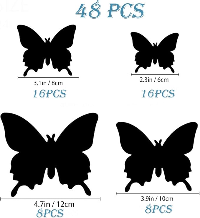 OPSEAM 3D Butterfly Wall Decor Butterfly Decorations Stickers - Image 7
