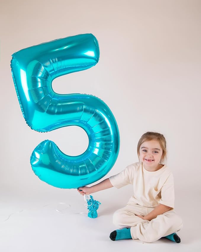 LightBlue 5 Balloon - Image 7