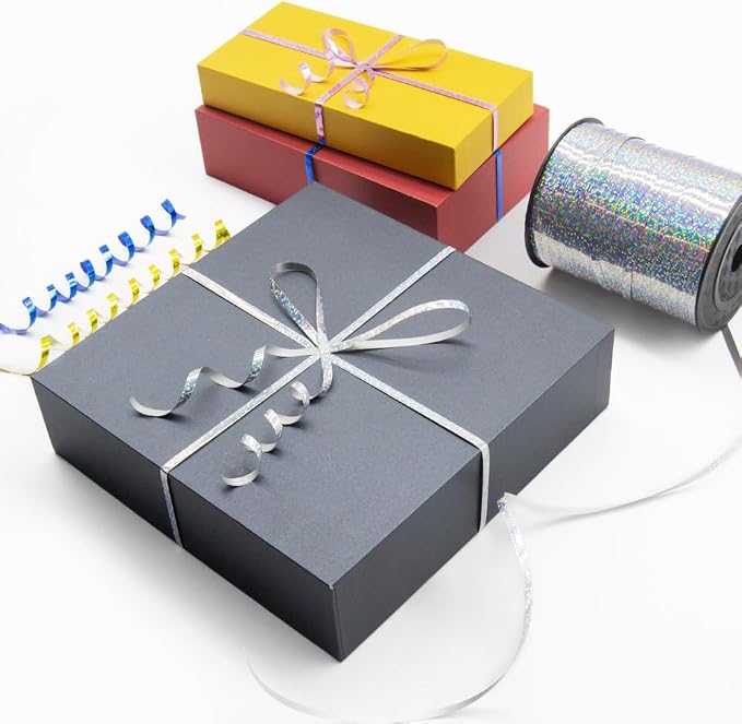 500 Yards Shiny Metallic Silver Curling Ribbon - Image 3