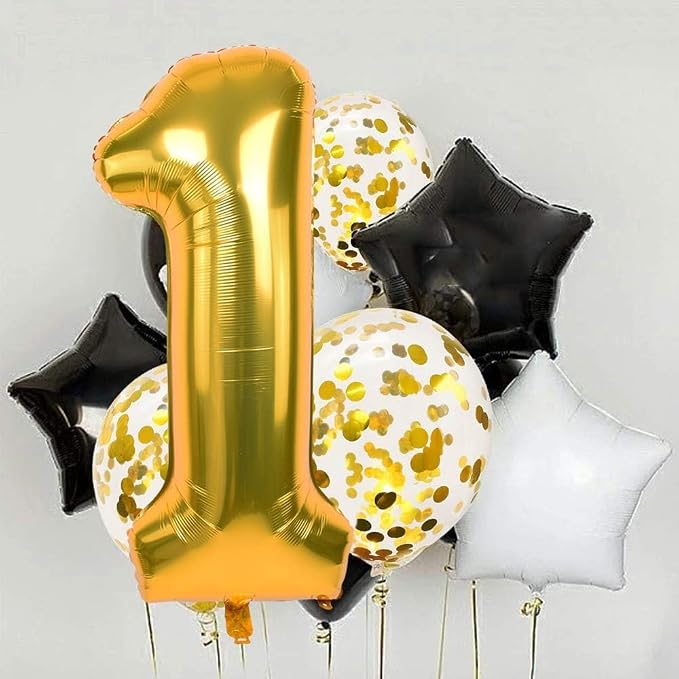 TONIFUL 40 Inch Gold Foil Number 25 Balloon, 25th Birthday Decorations | Large - Image 6