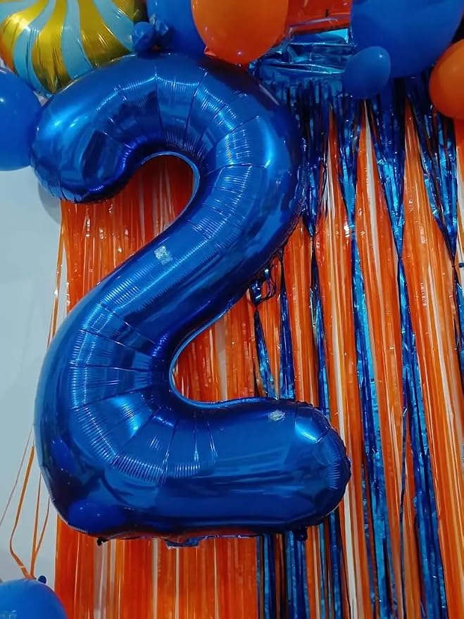 Blue Number 0 Balloon 40 Inch - Image 4