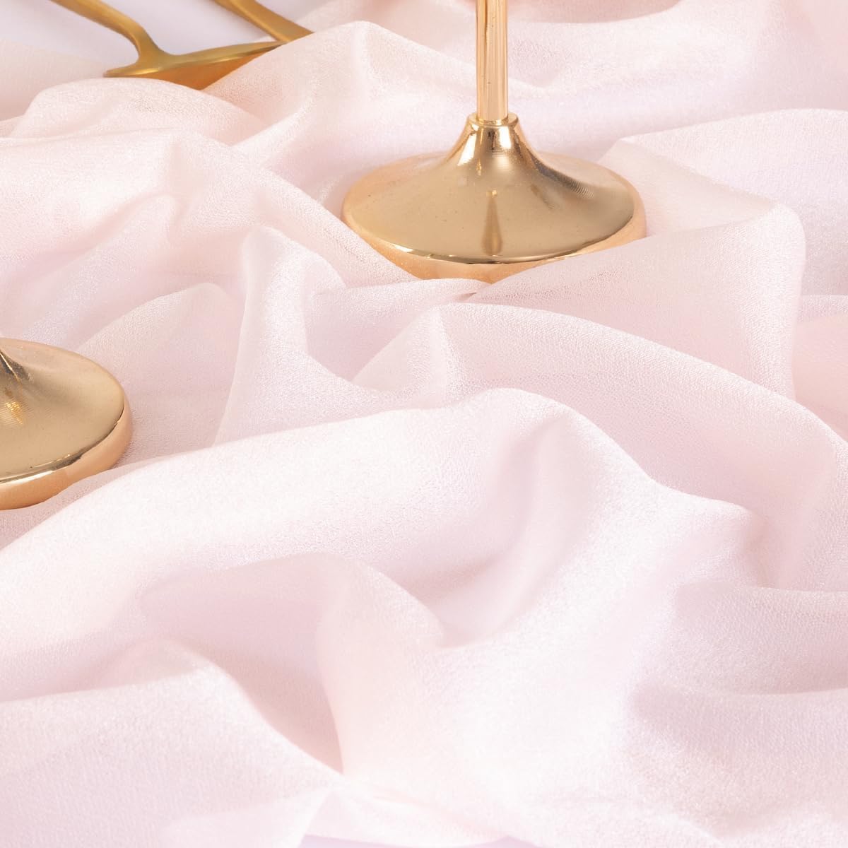 MLMW Wedding Arch Draping Fabric 2 Panels 29" x 20Ft Easter Pink Sheer Wedding Arch Backdrop Drapes Outdoor Curtain for Ceremony Party Background Ceiling Decor