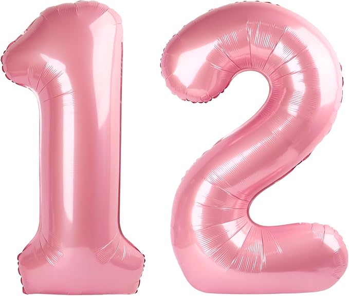 Numbers 10 Balloon 40Inch Pearl Pink Balloon by Argthjy