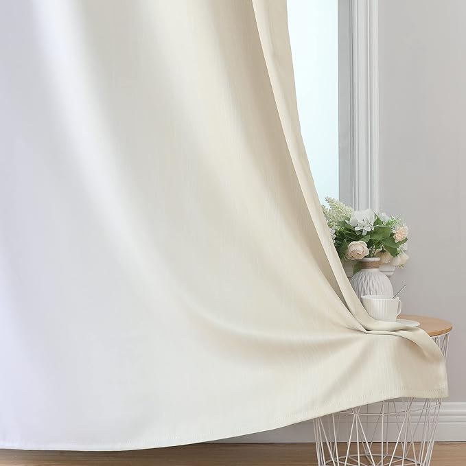 Full Room Darkening Blackout Curtains 72 Inch Length 2 Panels Set, Ombre - Image 6