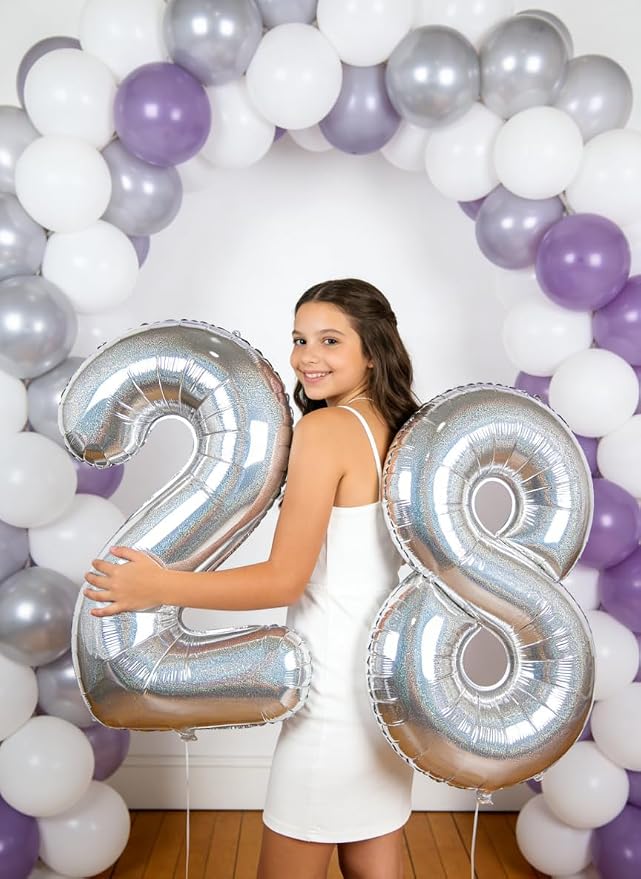 Laser Silver 2 Balloon - Image 3