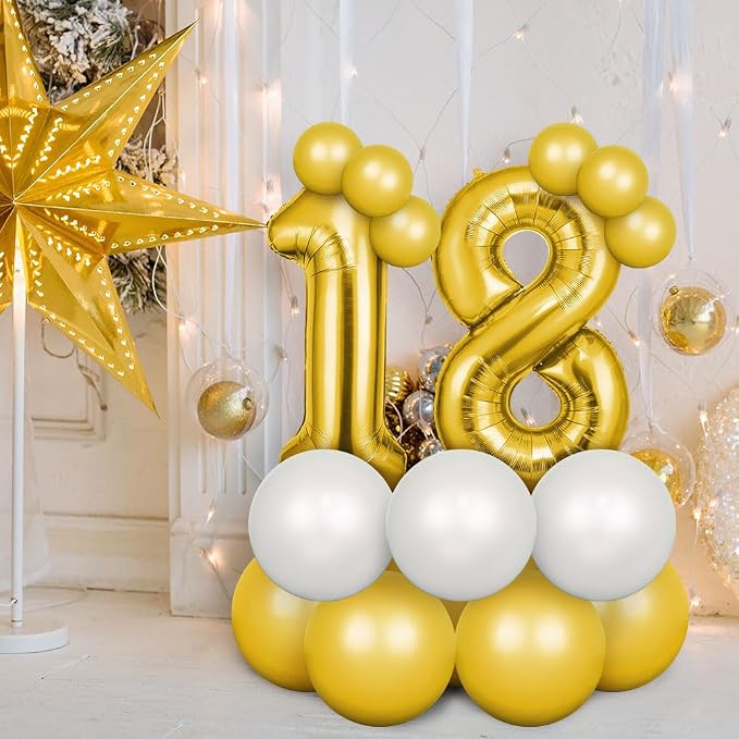 OFFCUP 40 Inch Gold Number 50 Balloon - Image 5