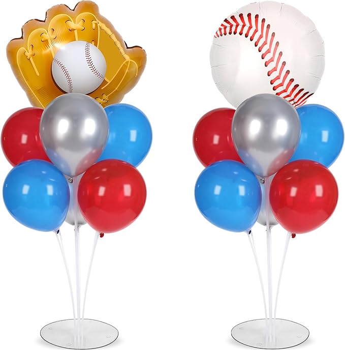 Baseball party Balloons Stand Kit 2 Sets by Naozinebi