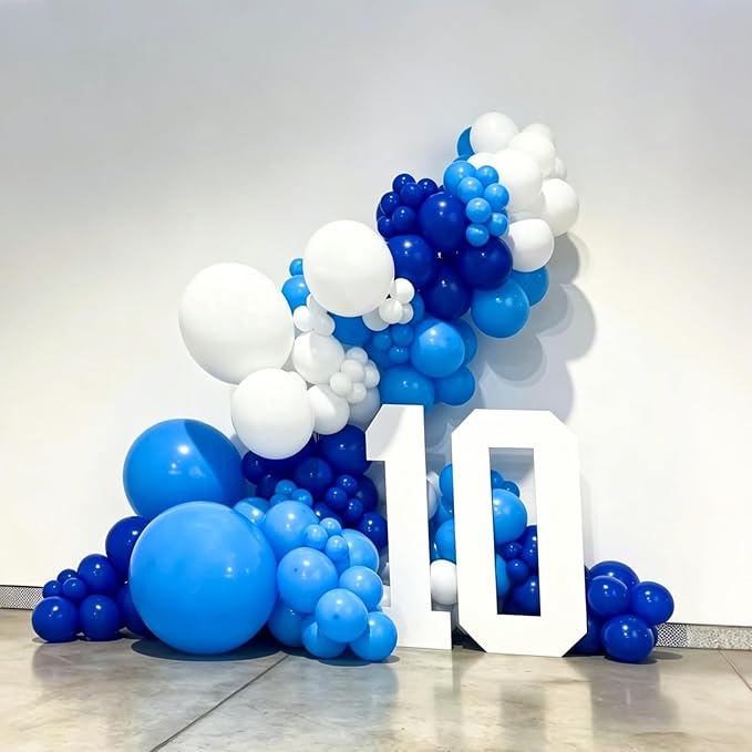 Lukiituke Blue Balloons, Graduations, Baseball Party Decorations - Image 3