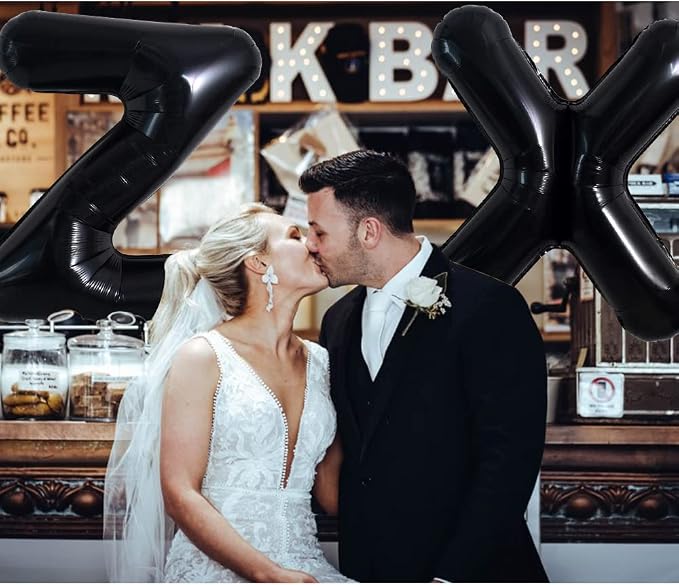 TONIFUL 40 Inch Large Black Z Letter Balloon - Image 4
