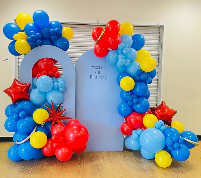 Carnival Balloon Garland Arch Kit 153pcs - Image 5