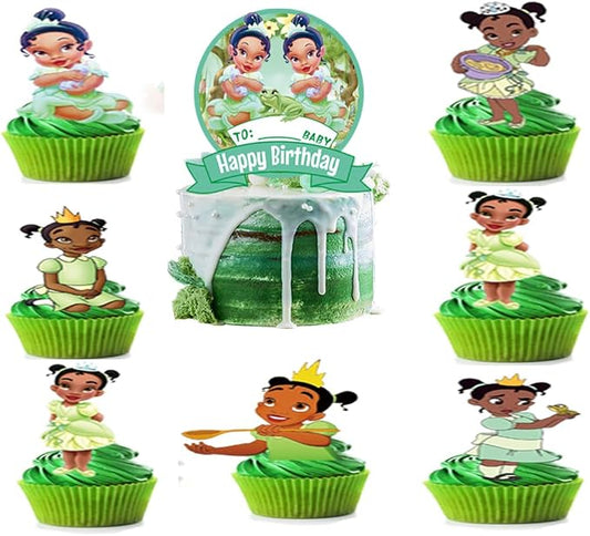 25PCS Cake Toppers Cupcake Toppers Cake Decorations Birthday Party Supplies by Unknown