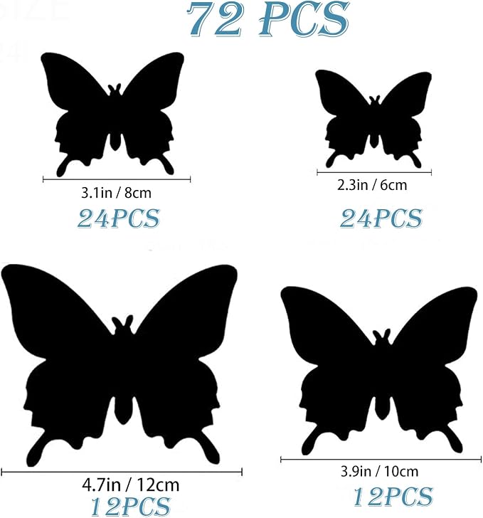 OPSEAM 3D Butterfly Wall Decor Butterfly Decorations Stickers - Image 7