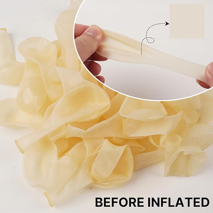 PartyWoo Clear Balloons 100pcs Transparent Latex Helium Balloons 12 Inch | - Image 2