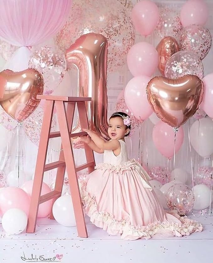 21 Balloon 40 inch Rose Gold Number Balloons - Image 3