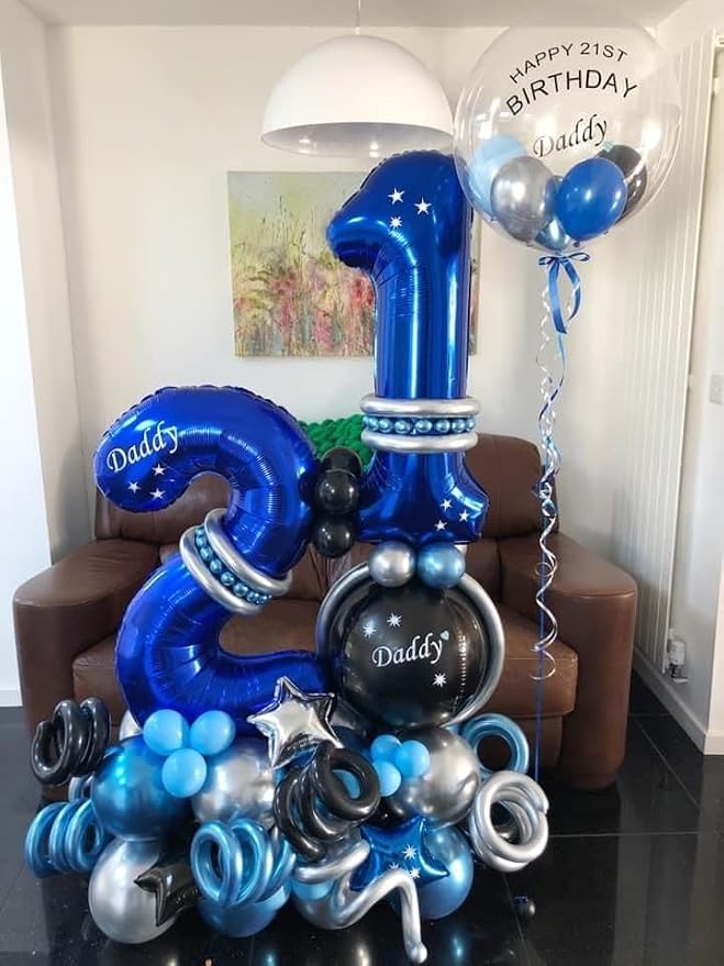 Night Blue 5 Balloon - Image 8