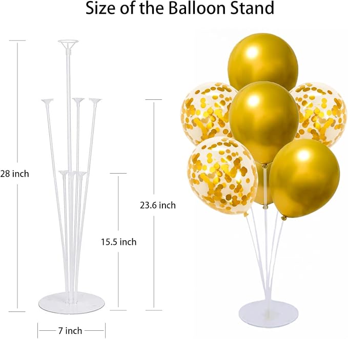 4 Set Balloon Stand Kit for Table Centerpieces - Image 7