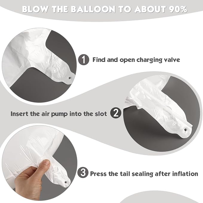 40 Inch White Number 9 Balloon Birthday Party Decorations - Image 6