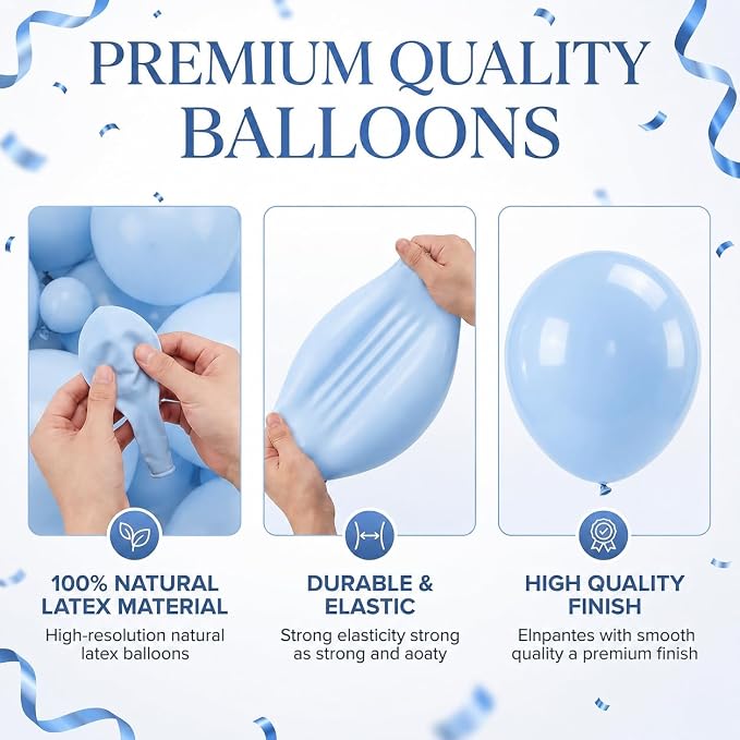 Chrome Blue Balloon Column Kit - Image 6