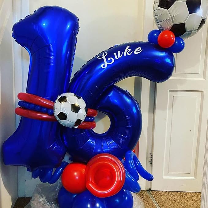 Navy Blue 26 Balloon Numbers, 40 Inch Dark Blue 26 or 62 Birthday Balloons - Image 3