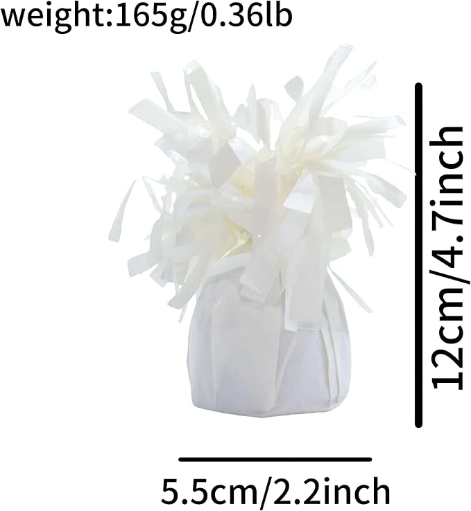 Balloon Weights White 6Pcs | Perfect - Image 2